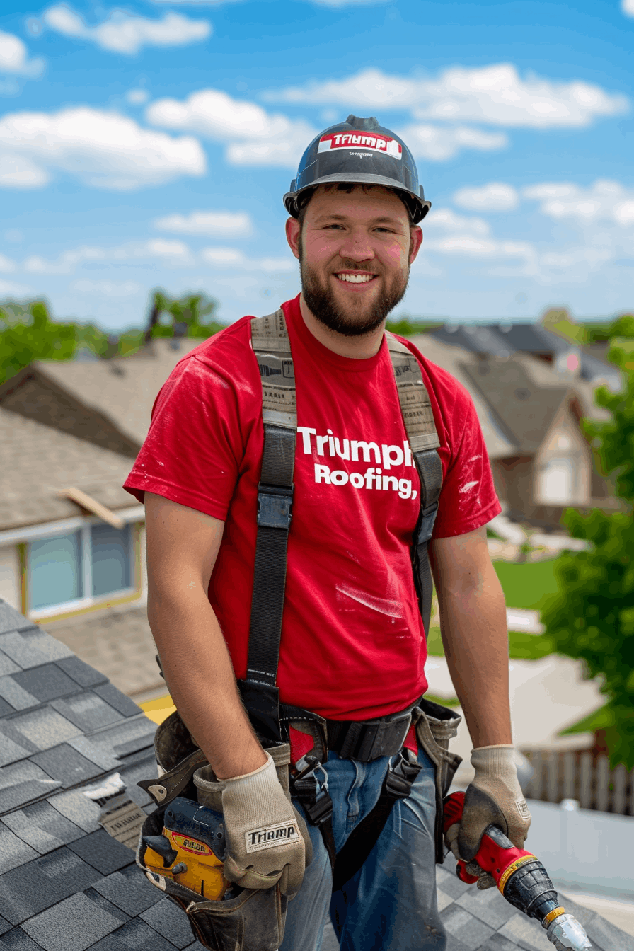 Professional roofers installing a new roof on a home in Charlotte, NC