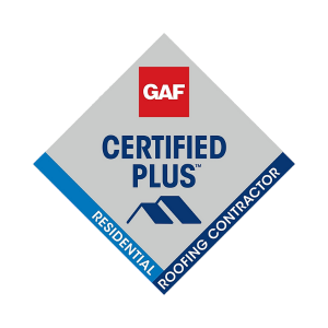 Triumph Roofing in Charlotte, NC honored as a GAF Certified Plus contractor, ensuring premium quality roofing solutions