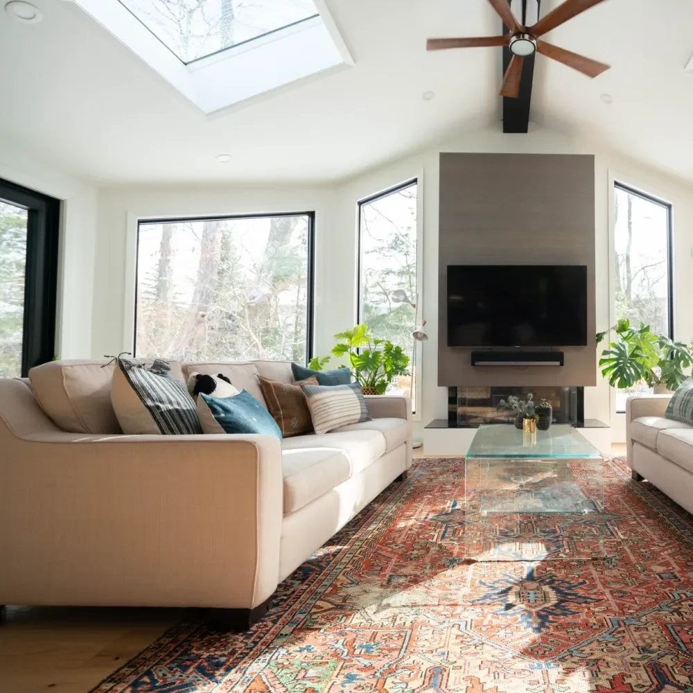 A beautifully installed skylight in Charlotte NC, enhancing home aesthetics and ventilation