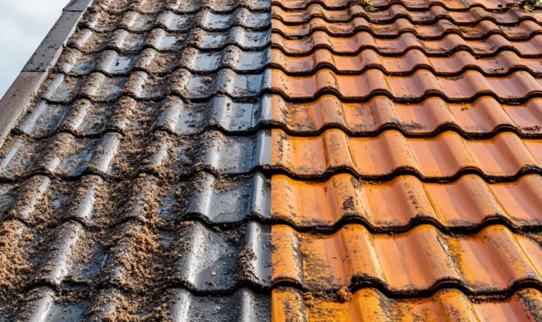 Triumph Roofing expert inspecting a damaged roof in Cornelius NC for immediate repairs to prevent further damage