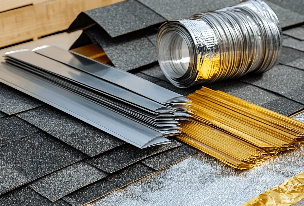 Close-up of a newly installed metal roof by Triumph Roofing in Charlotte, showcasing durability and energy efficiency