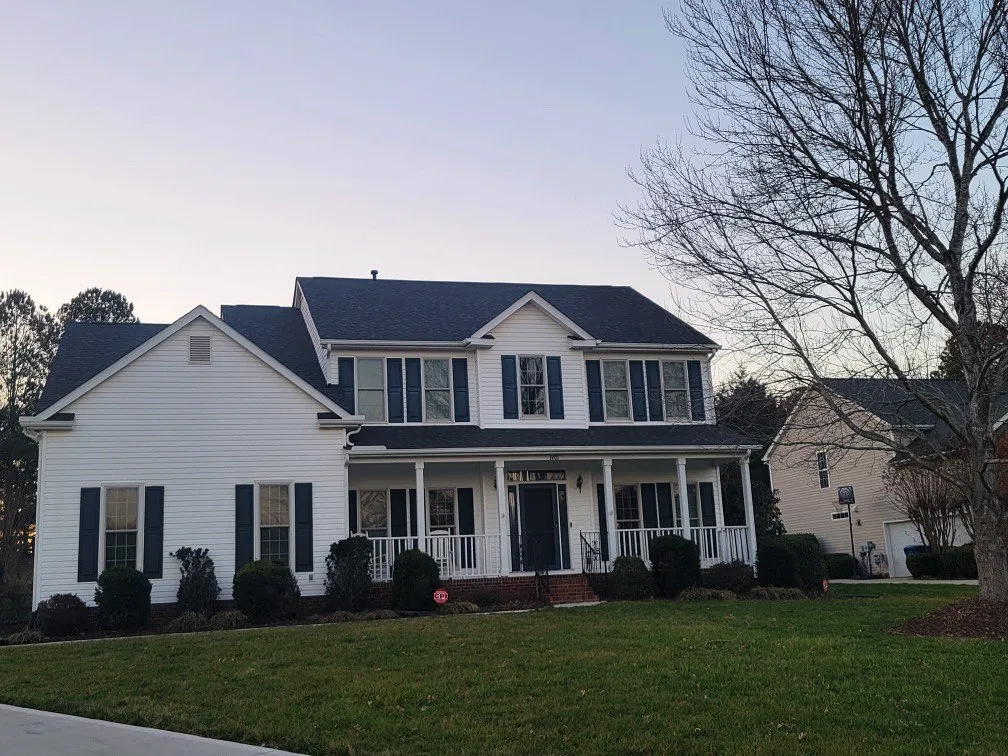 Beautifully crafted shingle roof installed by Triumph Roofing in Weddington, NC, combining style, durability, and energy efficiency