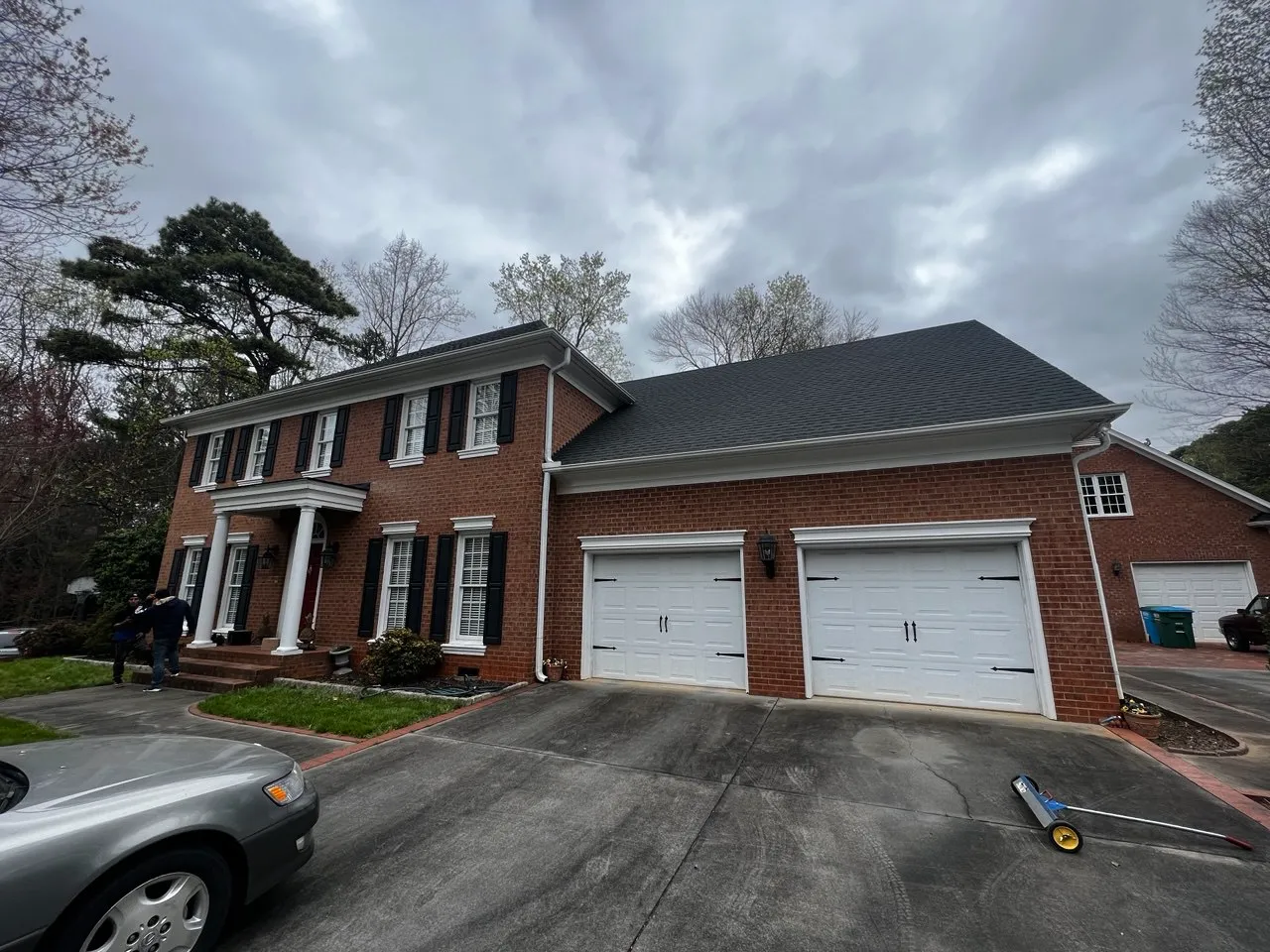 Triumph Roofing experts installing a durable and energy-efficient roof in Matthews, NC, ensuring exceptional quality and reliability.