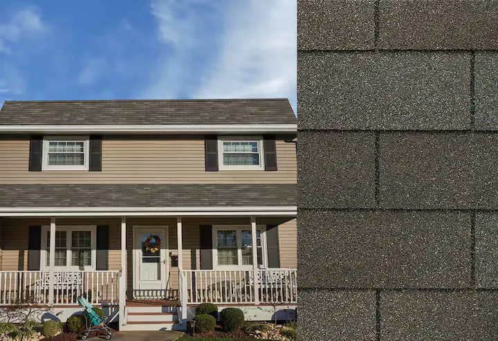 Royal Sovereign® Weathered Gray roof shingles providing a timeless, reliable, and affordable roofing solution with classic beauty and durability