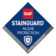 StainGuard™ Algae Protection by GAF, installed by Triumph Roofing Charlotte, offers a 10-year limited warranty against blue-green algae for a cleaner, longer-lasting roof