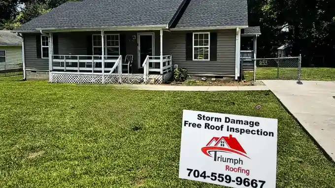 Triumph Roofing, the leading roofing company in Charlotte, NC, providing top-rated roofing solutions for homes and businesses with unmatched expertise