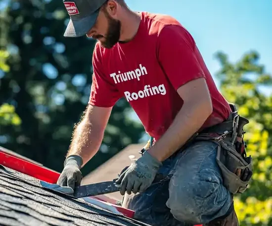 Experienced contractor from Triumph Roofing in Charlotte, NC, delivering top-quality roofing services for residential and commercial properties