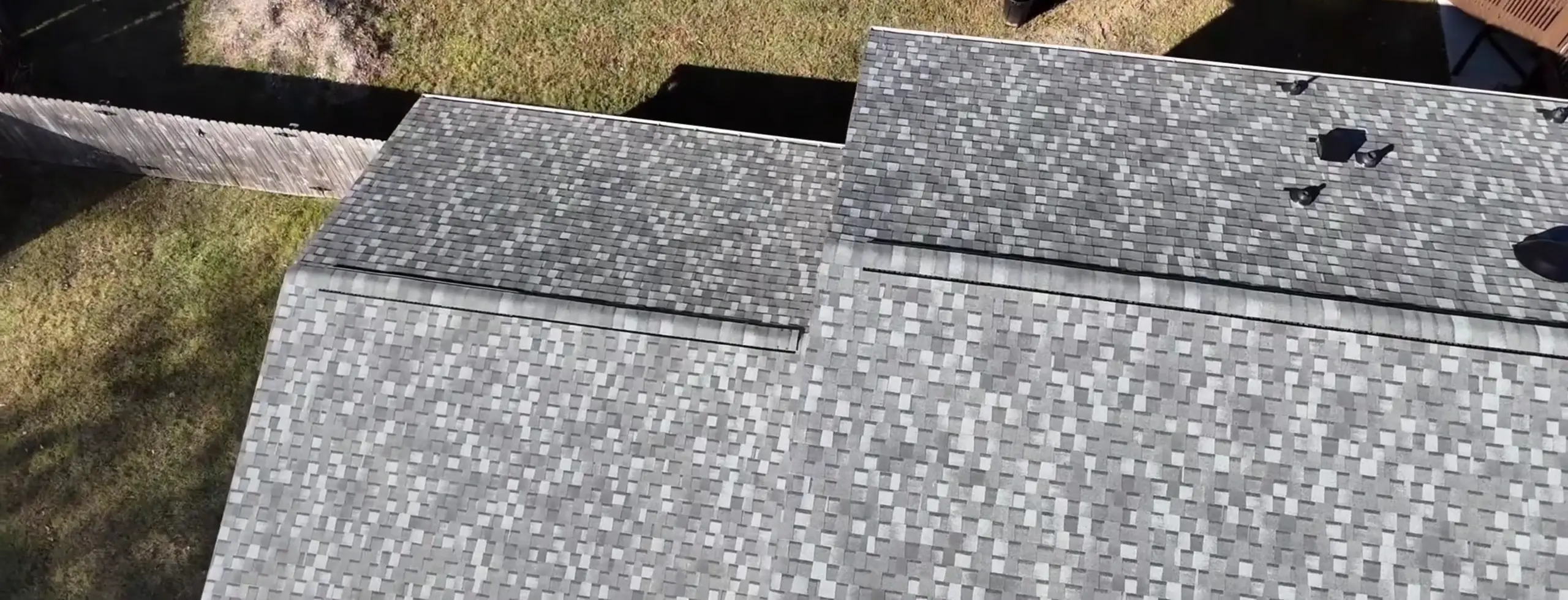 Roofing work and completed roofs in Charlotte